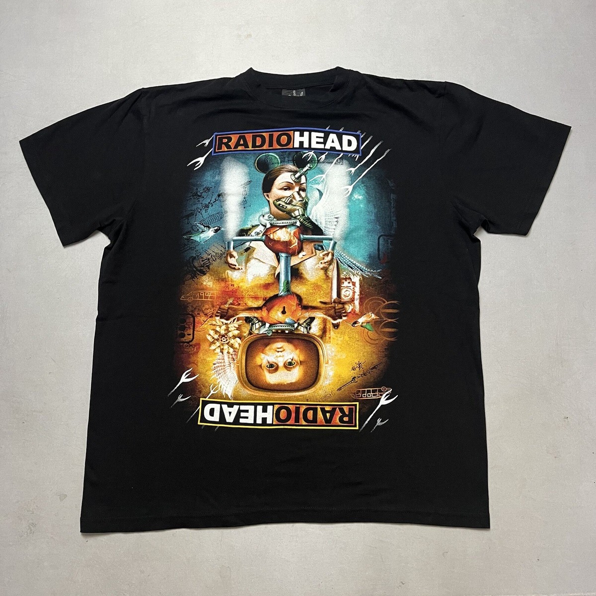 Vintage Radiohead Bootleg Band T Shirt XL | eBay