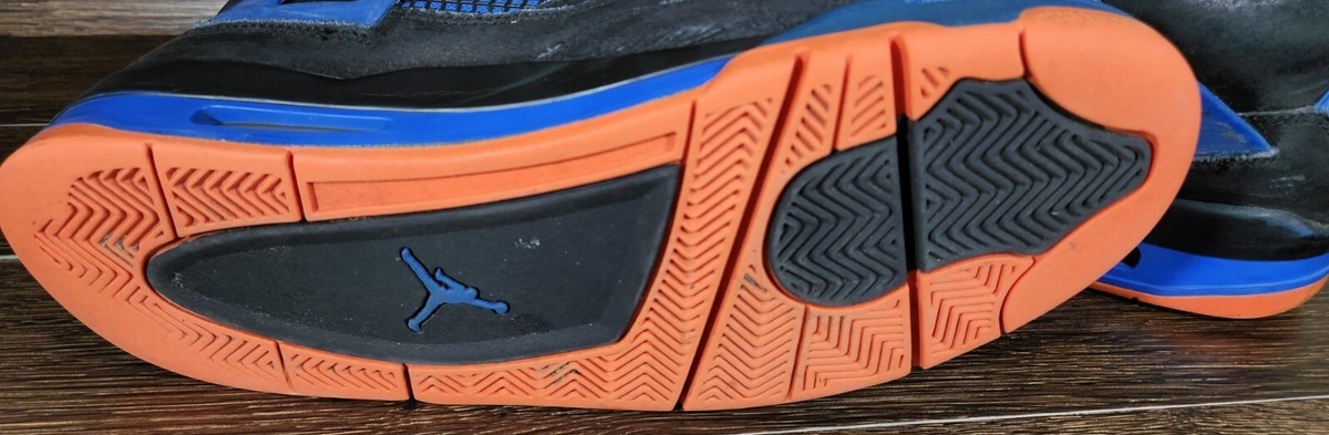 Jordan 4 Retro Cavs 2012 Men's Size 11.5 Black Blue Orange (NO BOX