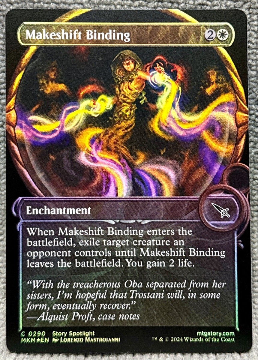 Magic the Gathering MTG MKM Makeshift Binding 0290 Foil Near Mint