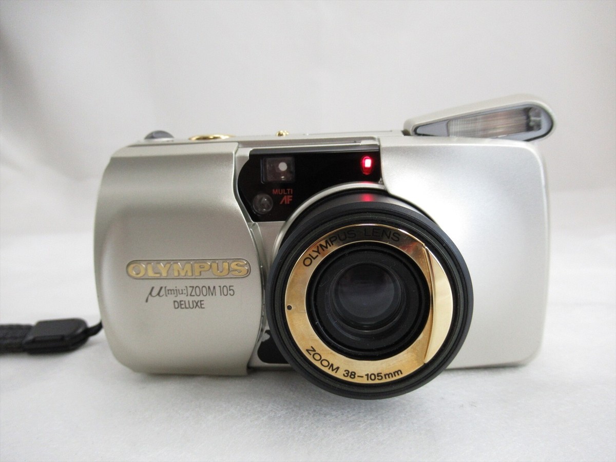 Olympus μ mju Zoom 105 Deluxe 35mm Point & Shoot film Camera w