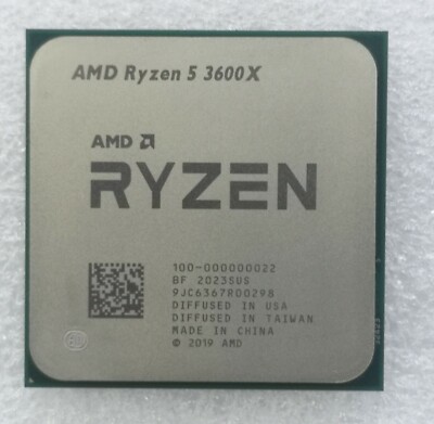 AMD Ryzen 5 3600X Desktop CPU Processor Socket AM4 6 cores R5 100