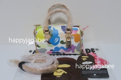 A BATHNIG APE Ladies' Goods MULTI CAMO MINI SHOULDER BAG