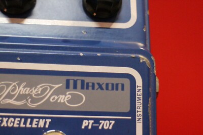 Vintage Maxon PT 707 Phaser Tone Pedal Effecter Guitar Stomp Box