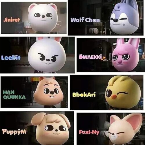 SKZOO フィギュア8個とフォトカード8枚セット SKZOO フィギュア8個とフォト