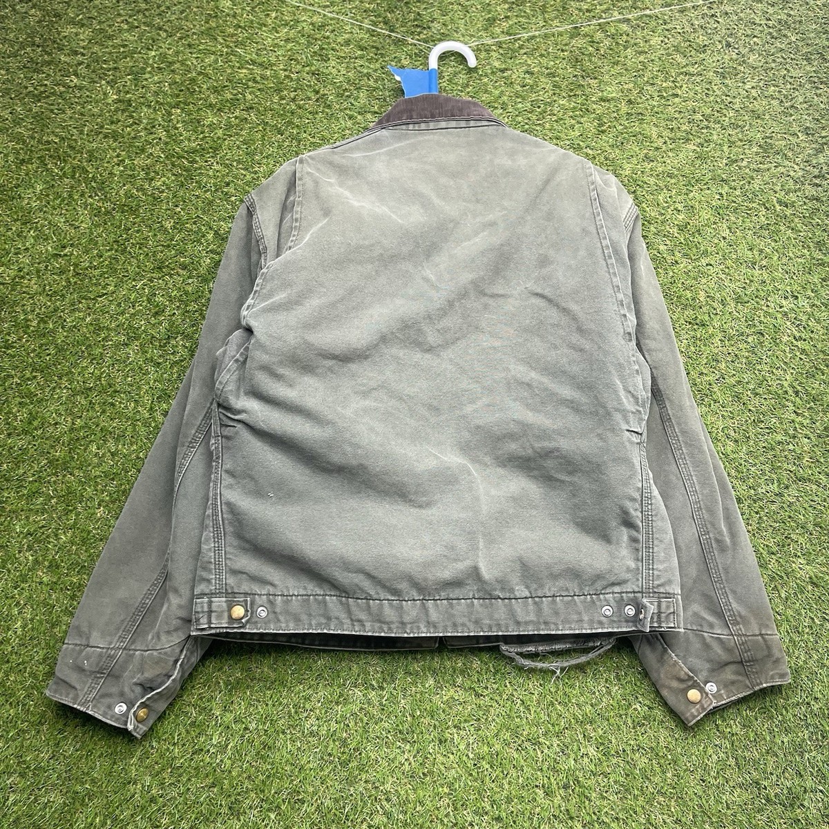 Vintage Carhartt Detroit Jacket Mens Large Aztec Southwestern