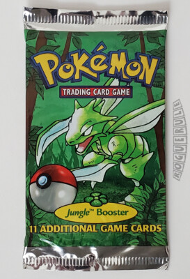 🚦1 Pokemon Jungle Booster Pack - Rare 2000 - Scyther - UNWEIGHED