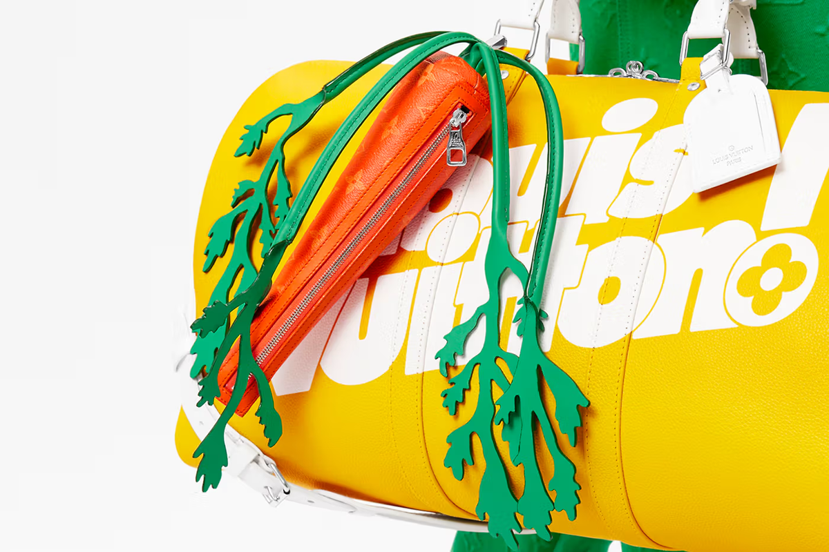 Louis Vuitton Carrot Pouch Monogram Orange Giant Keychain Keyring