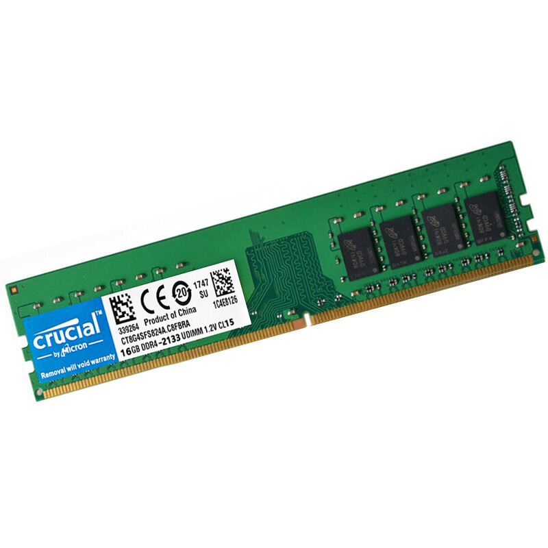 Crucial DDR4 4GB 8GB 16GB 2133Mhz PC4-17000 288pins Desktop Memory