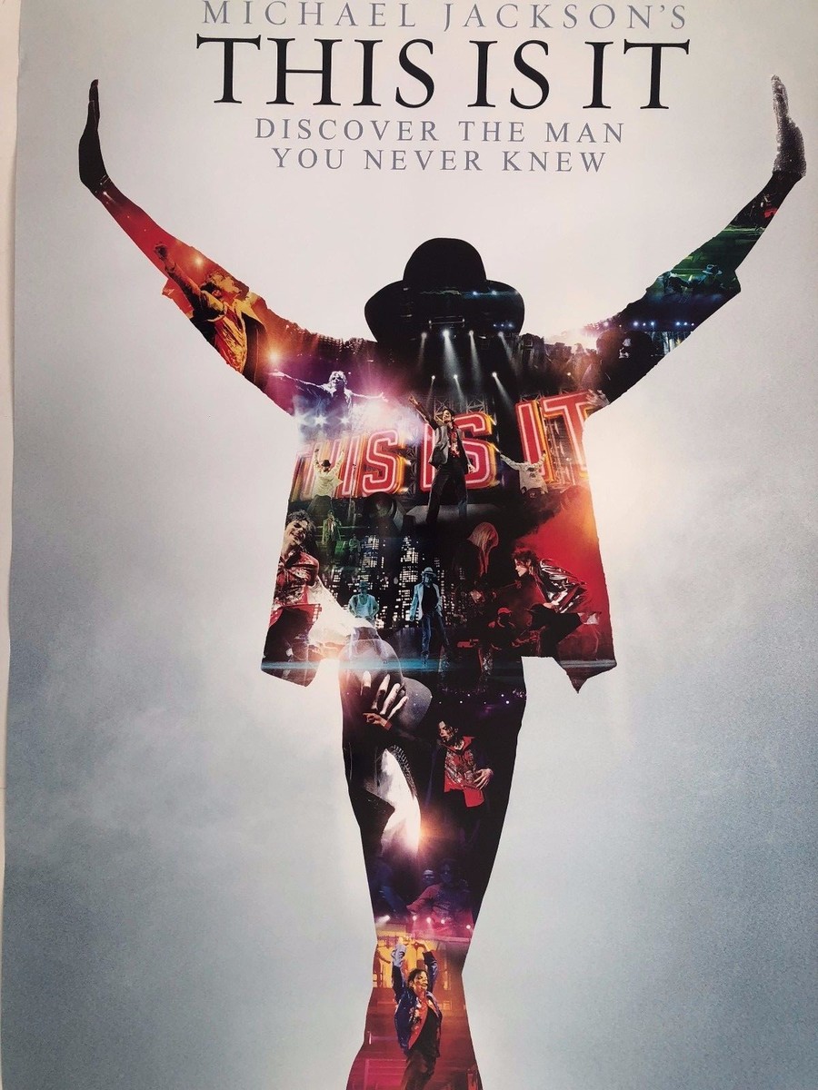MICHAEL JACKSON THIS IS IT 両面印刷オリジナルポスター MICHAEL