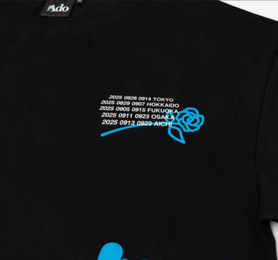 Ado 5th anniversary popupタイポグラフィTシャツ北海道② Ado 5th