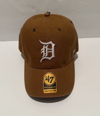 Detroit Tigers Carhartt 47 Brown Clean Up Cap Hat Motor City