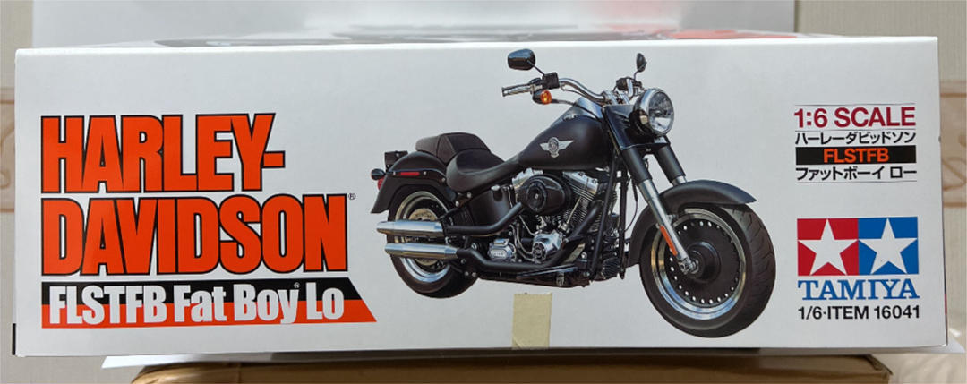 TAMIYA 1/6 ハーレーダビッドソンFLSTFB ファットボーイ ロー Harley