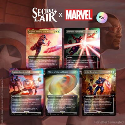 マジック：ザ・ギャザリング Marvel's Captain America Foil Edition