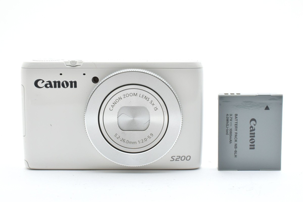 Canon PowerShot S200 10.1 MP Digital Camera White From Japan | eBay