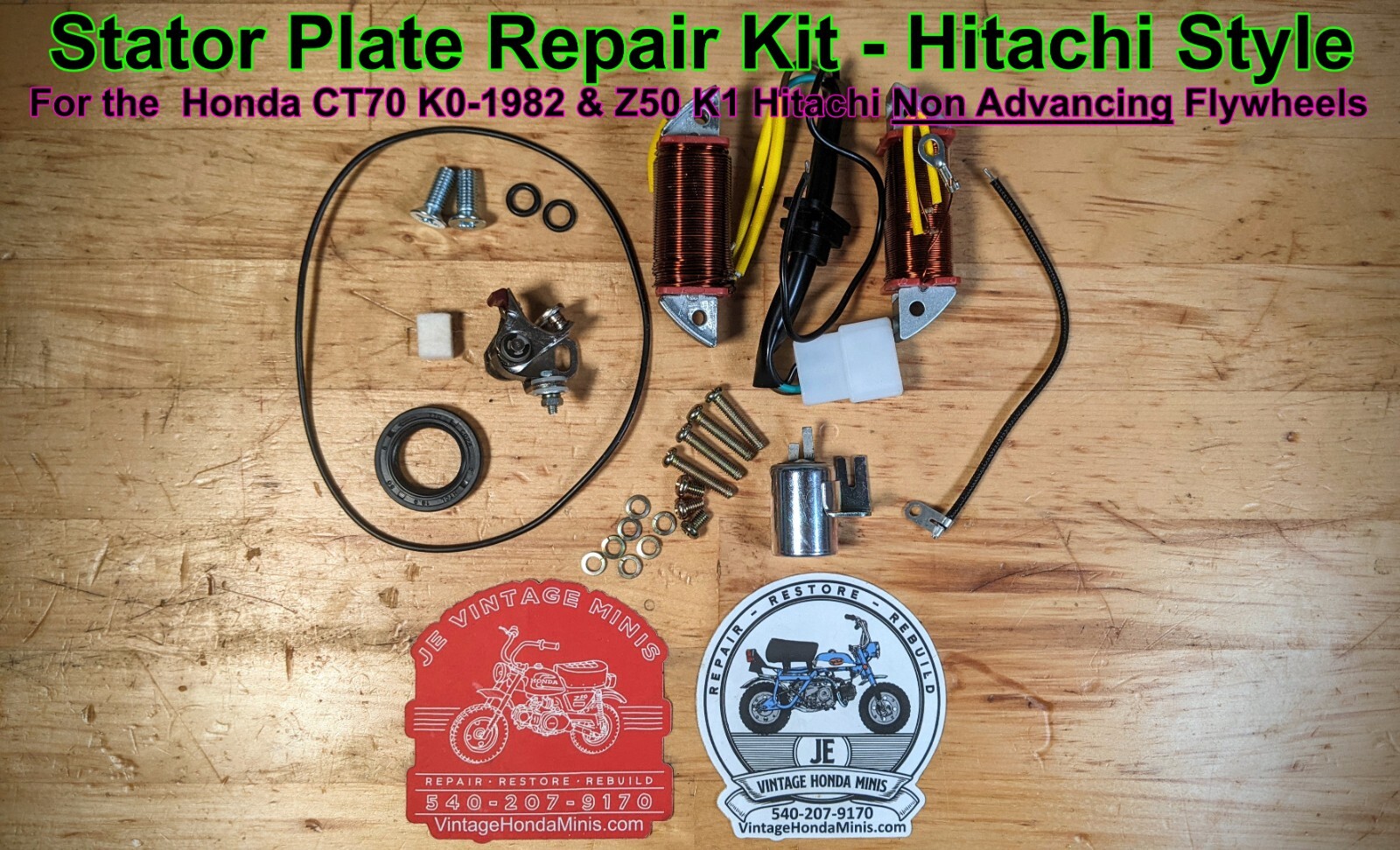 Rebuild Assembly For Z50 K2 1971-1978 4 Wire Hitachi 6V Honda Z50