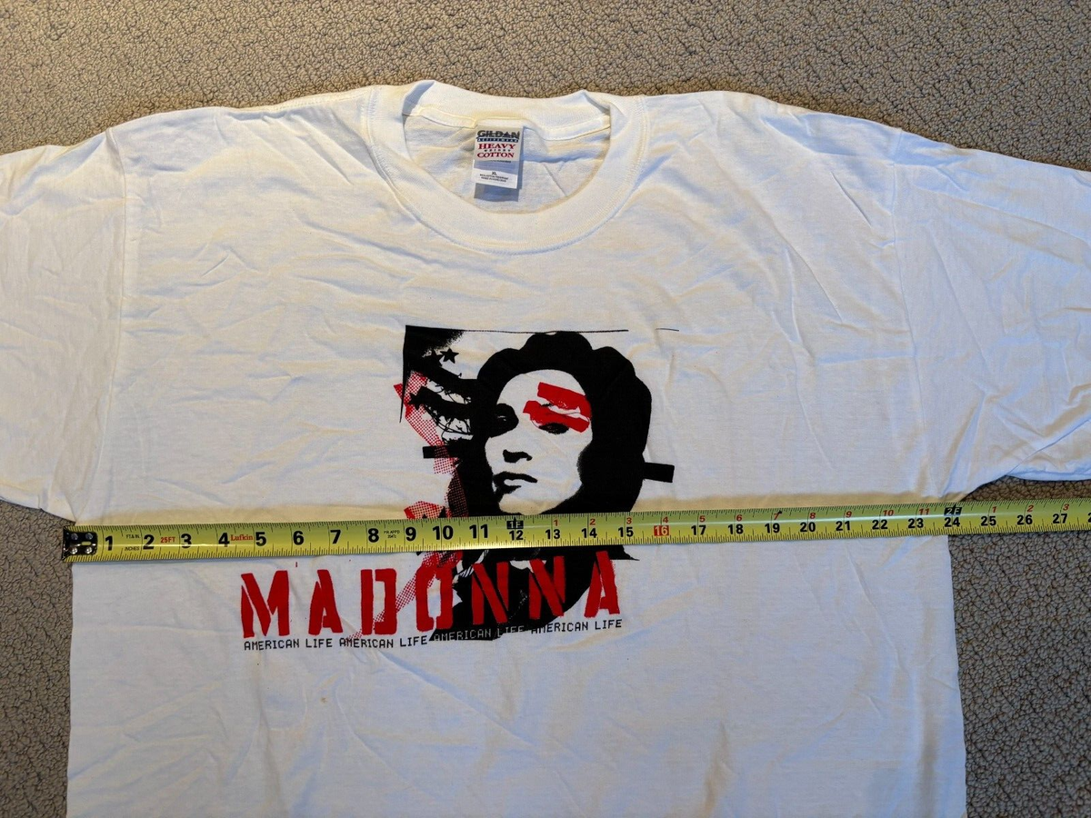 マドンナ AMERICAN LIFE 2003年 オフィシャル 貴重 Tシャツ マドンナ