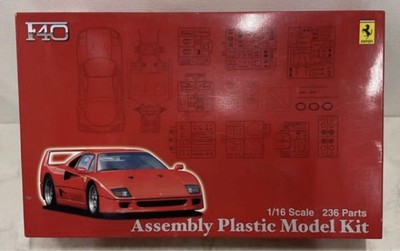 Fujimi Ferrari F40 1/16 Scale Plastic Model Kit | eBay