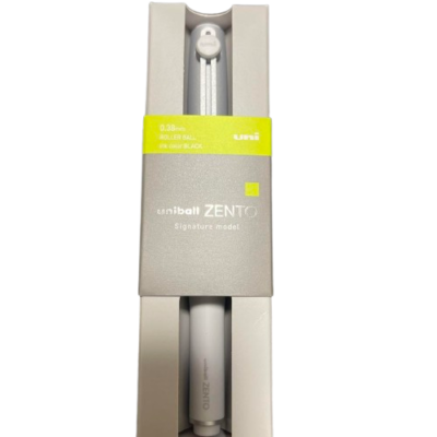 Mitsubishi Pencil uniball ZENTO signature model silver 0.38mm