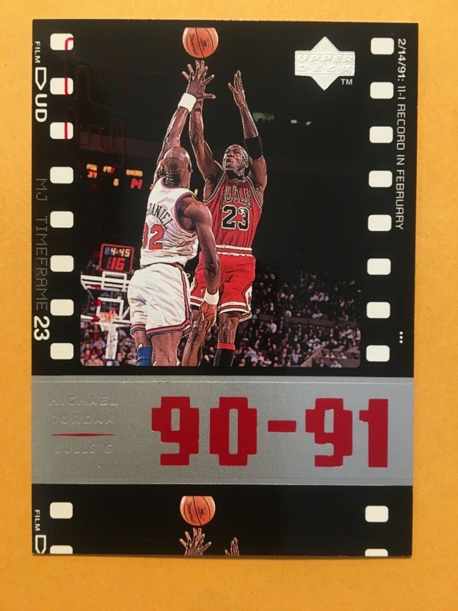 1998 Upper Deck MJ Timeframe 23 90-91 Bulls HOF Michael Jordan