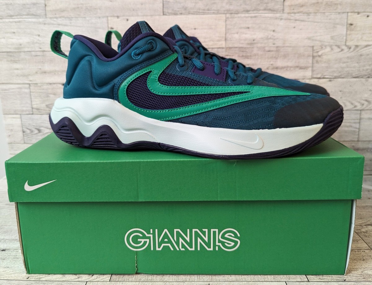 Nike Giannis Immortality 3 Mens Size 11 Teal & Green Basketball