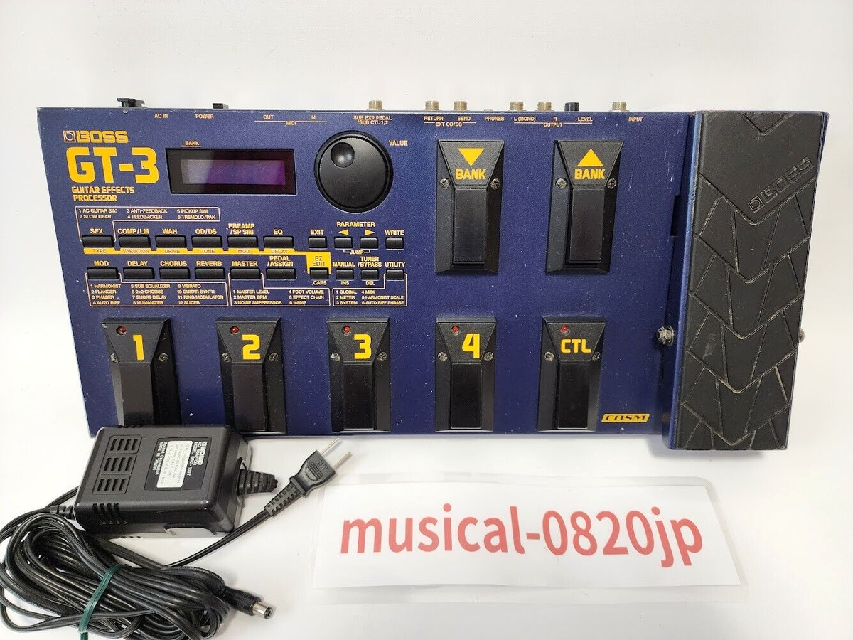 BOSS GT-3 ギターエフェクトプロセッサー BOSS GT-3 Guitar Effects