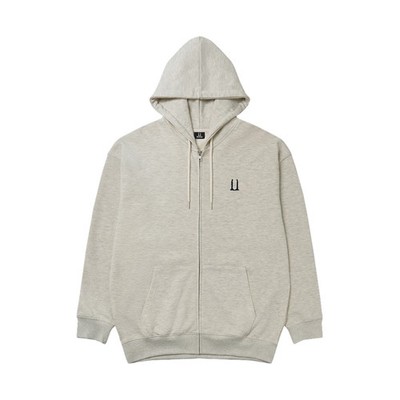 G-DRAGON Ubermensch Hoodie Zip-Up, Oatmeal (100% Authentic) / FAST