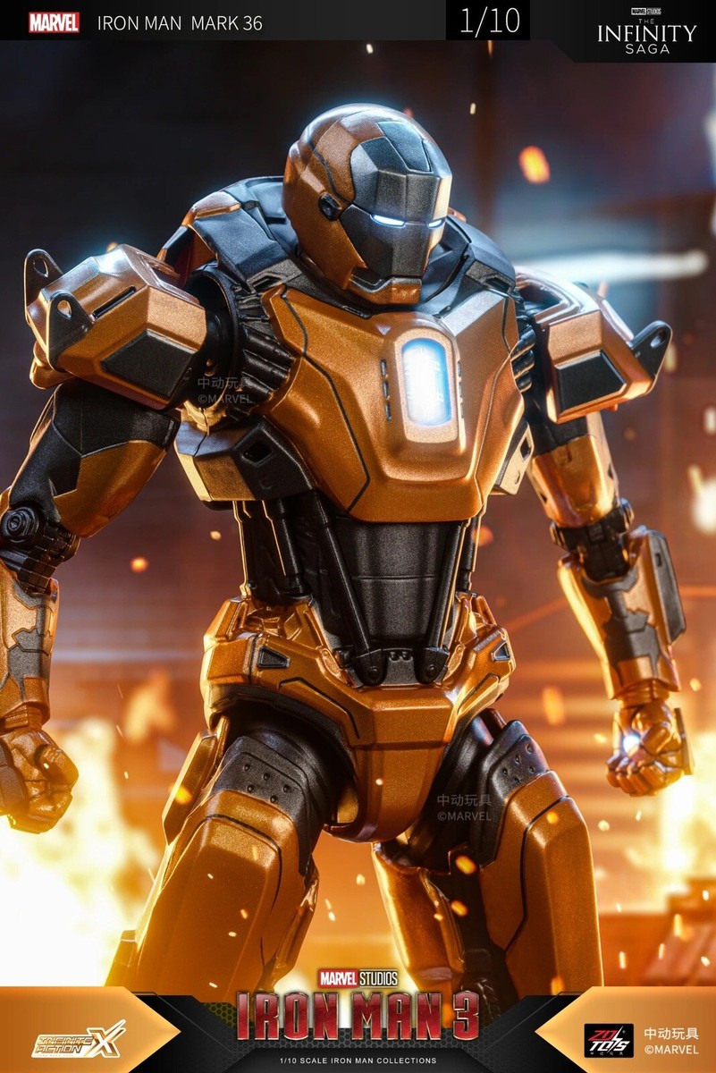 zd toys iron man mark 36 PEACEMAKER MK XXXVI 1/10 action figure