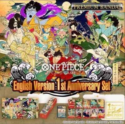 One Piece Card Game 1st Anniversary Set English Version Free Ship