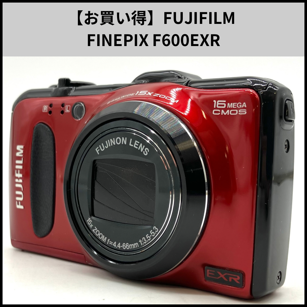 FUJIFILM FINEPIX F600EXR レッド 富士フイルム FinePix F600EXR