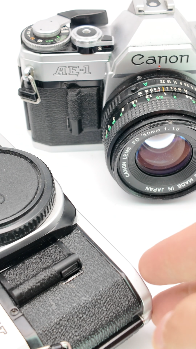 Canon AE-1P シャッターOK Canon AE-1p シャッター鳴き・遅延修理