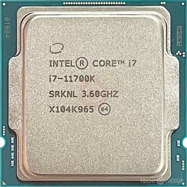 NEW Intel Core i7-11700K 8 Core LGA1200 5.00GHz SRKNL i7 11700k