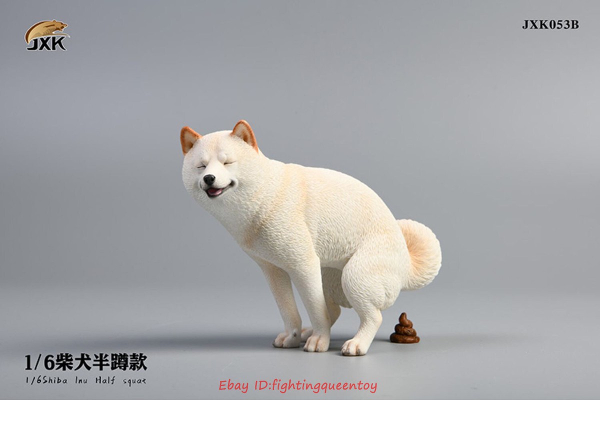 JxK.Studio 1/6 Scale Shiba Inu Dog Half Crouch Model Jxk053 Animal