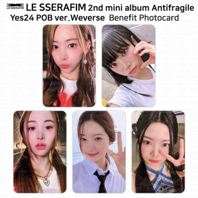 Le Sserafim 2nd Mini Album Antifragile YES24 POB Photocard Weverse