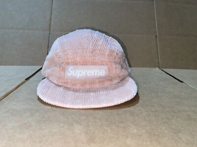 Supreme Rope Corduroy Camp Cap Pink Brown S/S 19 | eBay