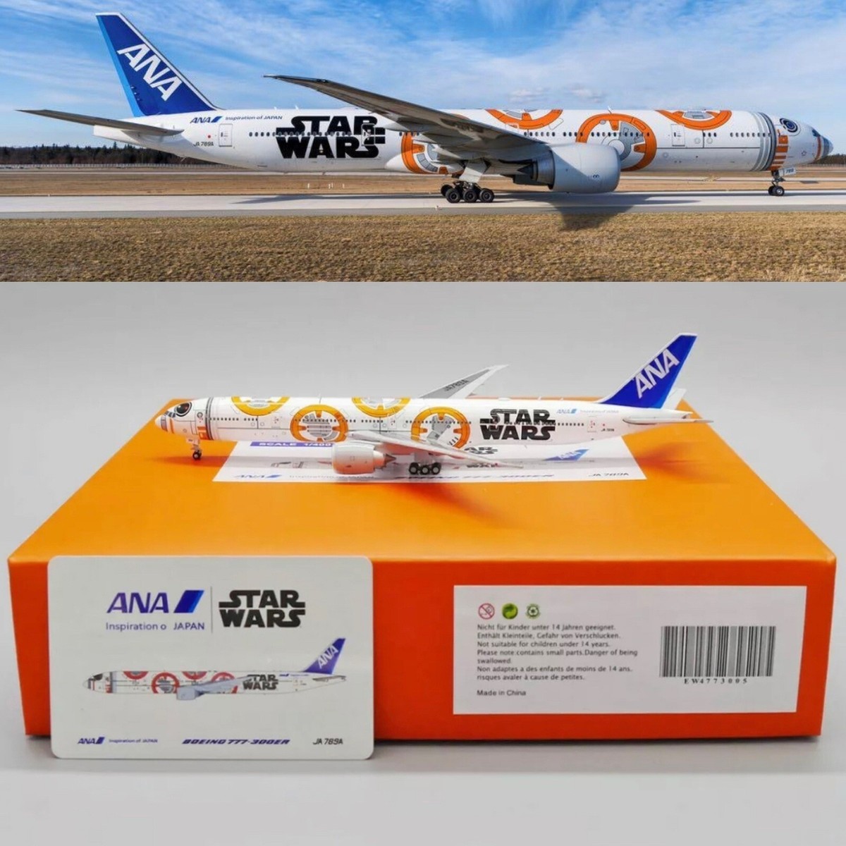 ANA ボーイング777-300ER イブジェット1/400 ANA 777-300ER 1/400