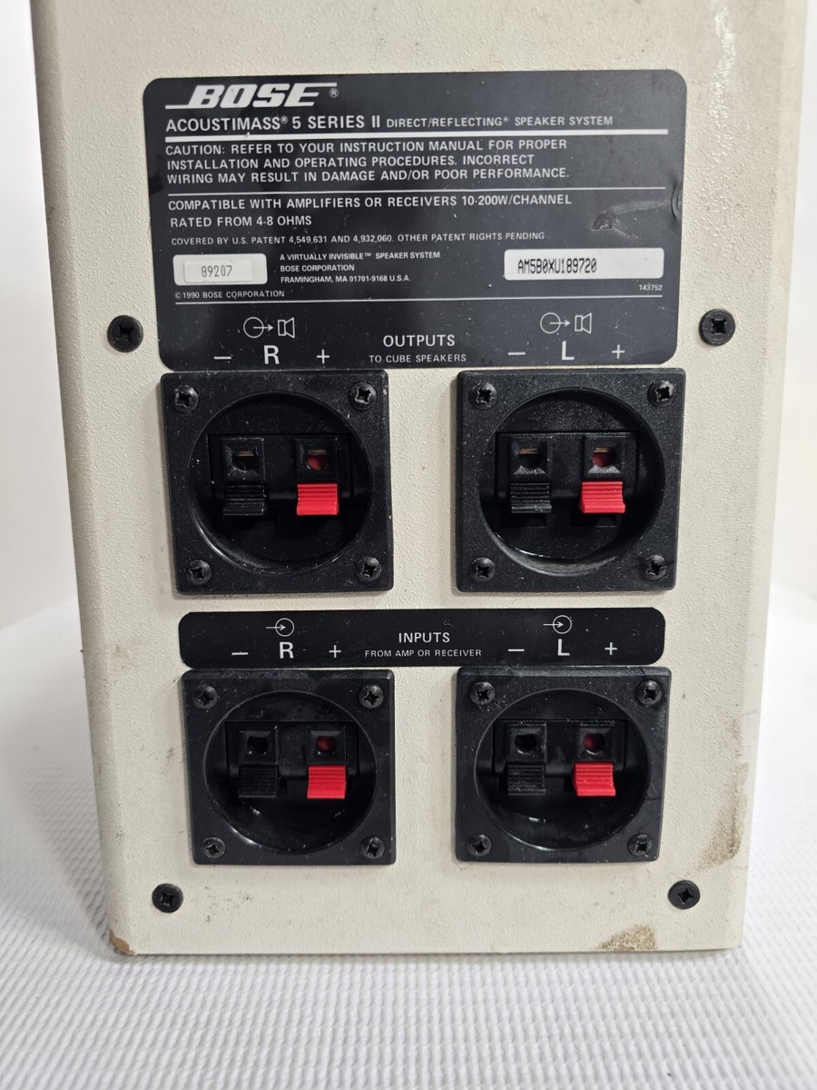 BOSE 5 Series III speaker system ＋RA-18⑦ BOSE® Acoustimass® 5