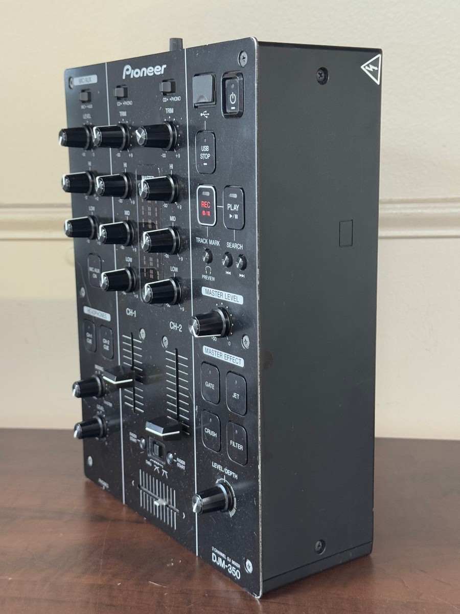 Pioneer DJM350 録音機能搭載 2ch DJミキサー 元箱付き 美品 【公式通販】