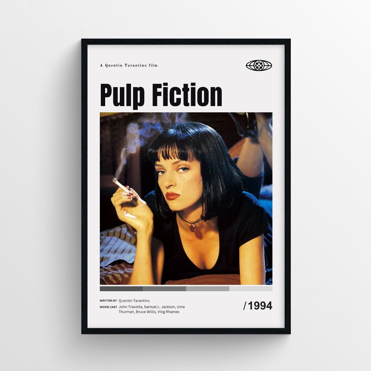 Pulp Fiction Wall Art Pulp Fiction Original 1994 Movie Poster
