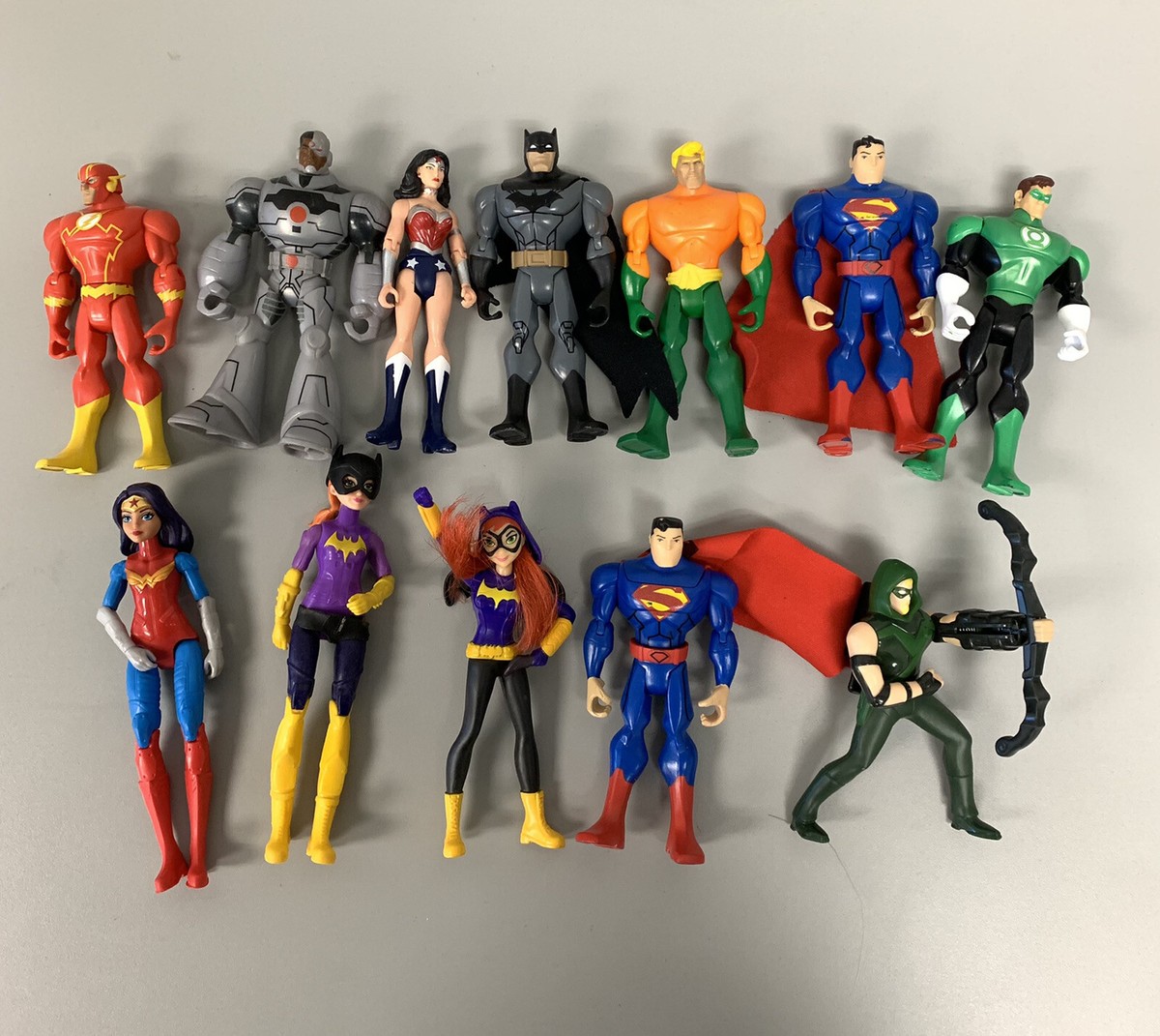 12X Mattel DC Comics Justice League 5'' Figures Lot Used | eBay