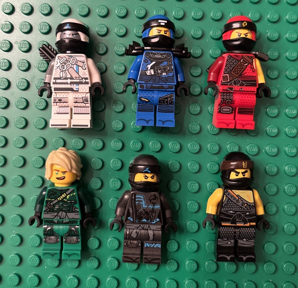 Lego Ninjago Minifigures Hunted. Cole, Jay, Kai, Zane lloyd nya
