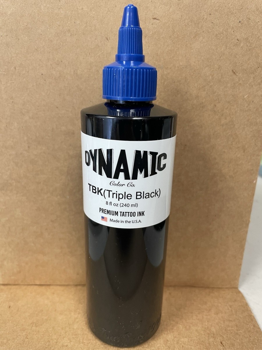 Dynamic Triple Black Tattoo Ink Bottle 8oz | eBay