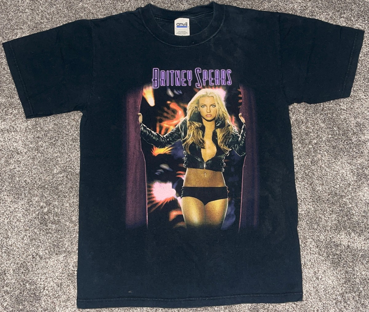 Britney Spears 2004 Onyx Hotel Tour Band Tee T-Shirt Size S | eBay