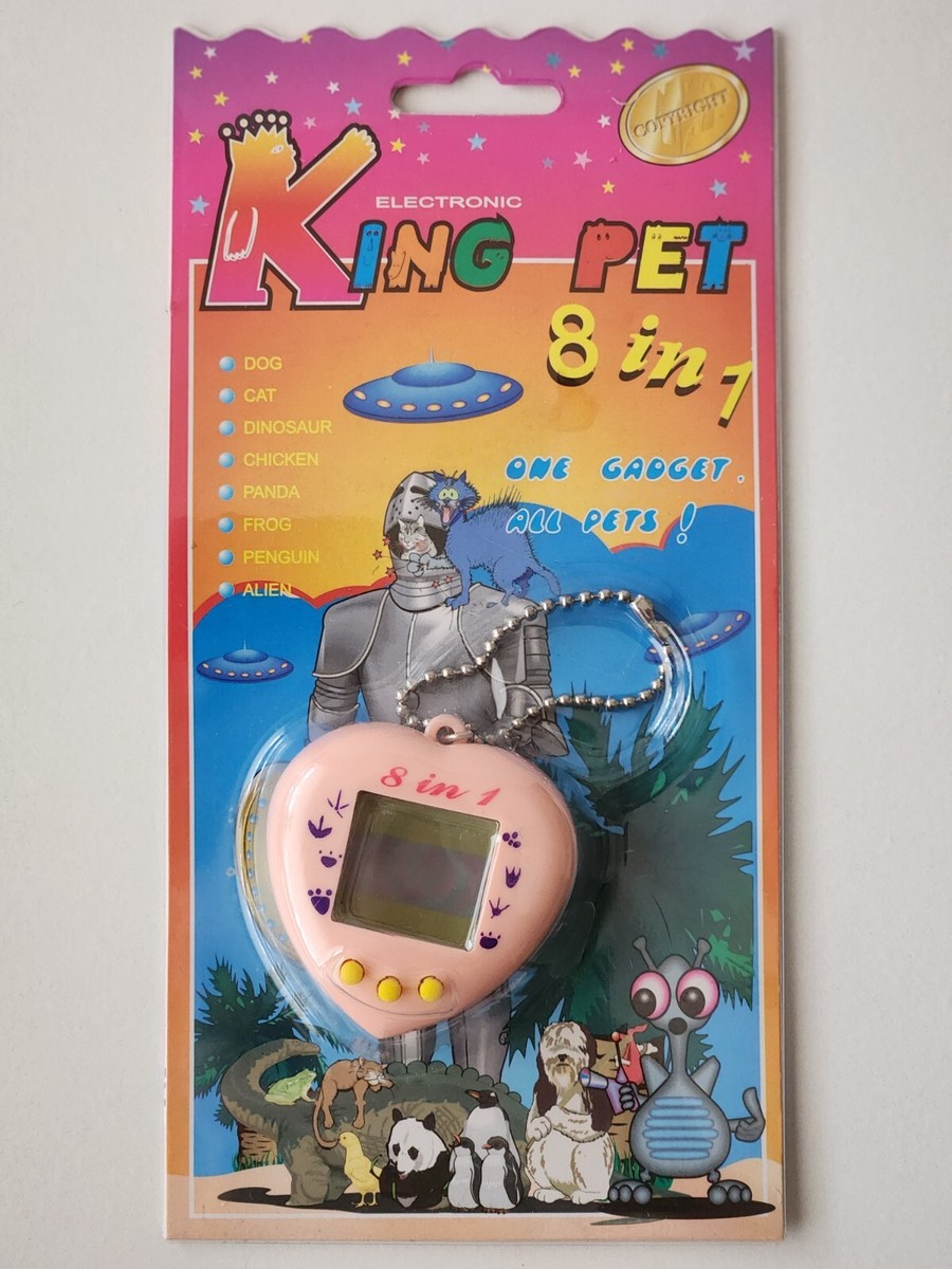 Tamagotchi KING PET 8 in 1 Electronic Virtual Pet New Vintage RARE