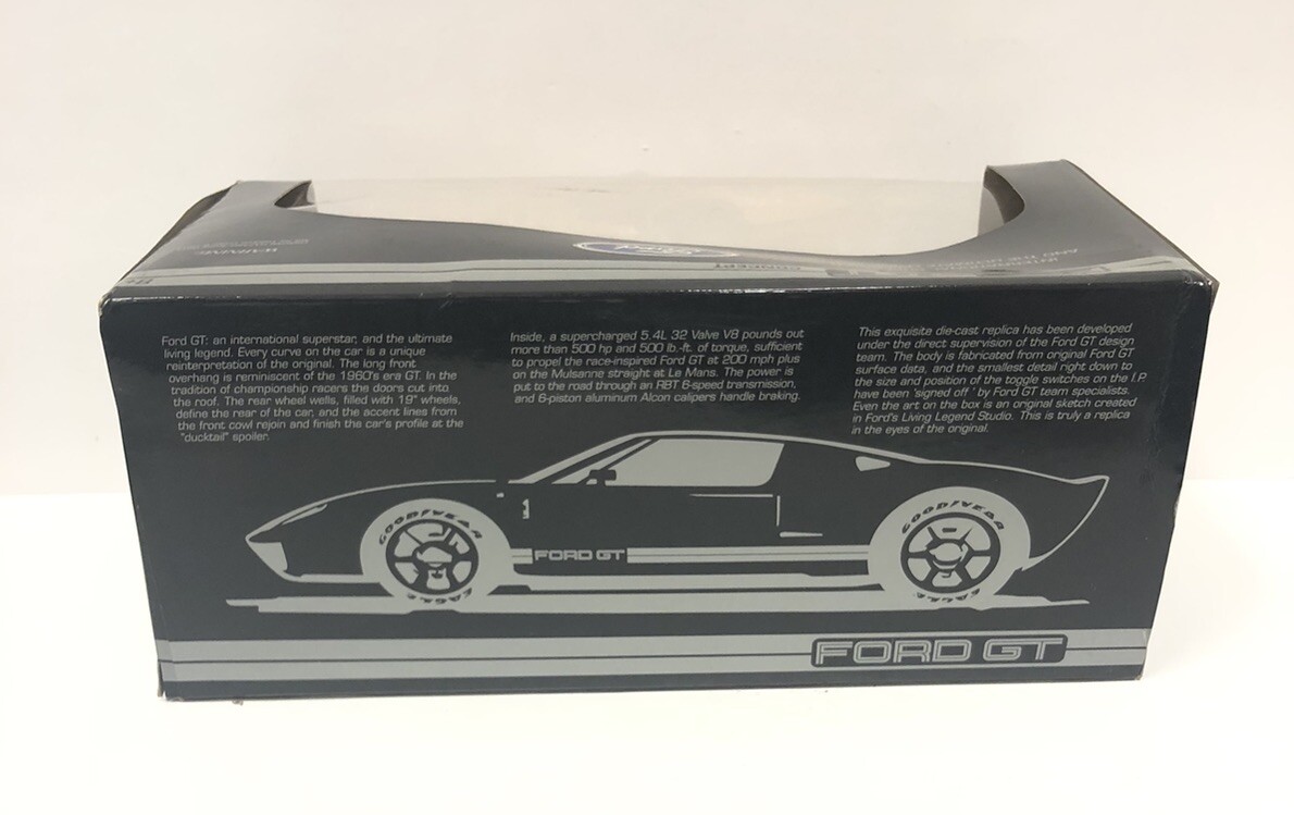 2002 Ford GT Concept 1:18 Scale Die Cast NIB The Beanstalk Group
