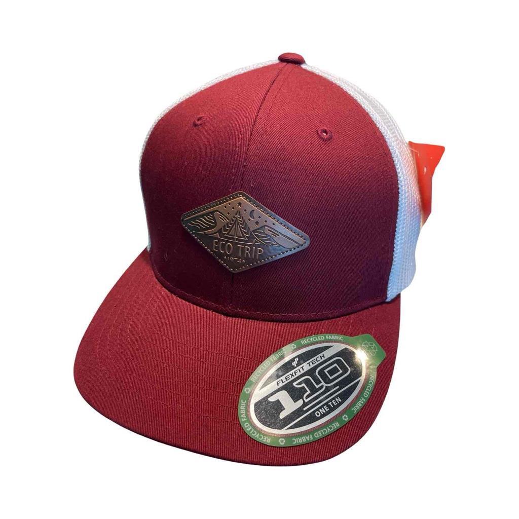 NEW* MEN'S ECO TRIP GOLF HAT FLEXFIT 110 ADJUSTABLE CAP WHITE