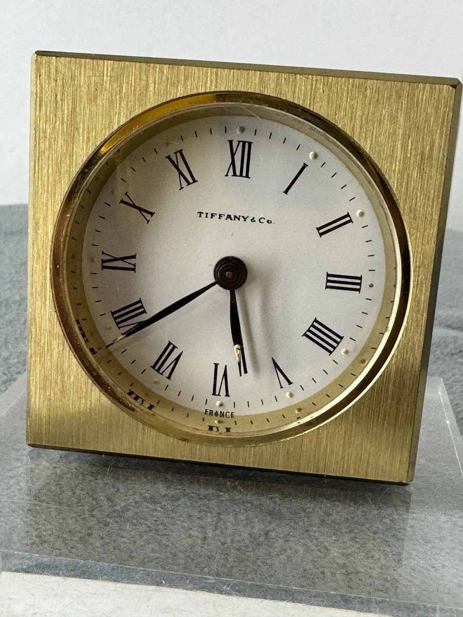 Tiffany Desk Clock Indiana Collectible Alarm Clocks (1970-Now) for