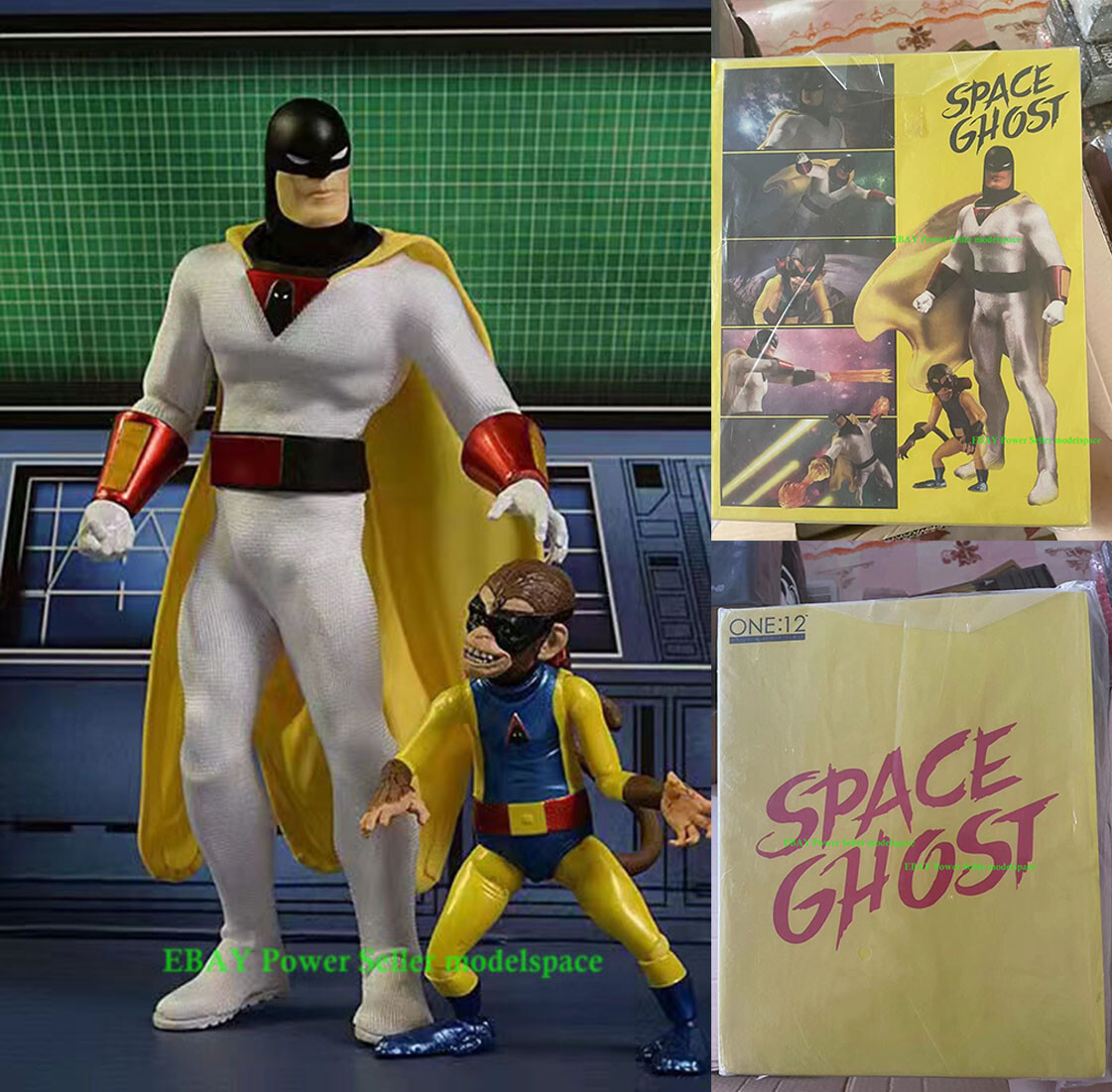 IN STOCK ACTION FIGURE Mezco One:12 Space Ghost Regular Release