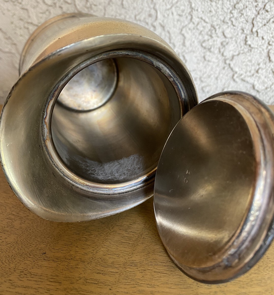 Vtg Reed & Barton Hotel Silver Soldered Water Jug/Pitcher 300 2P