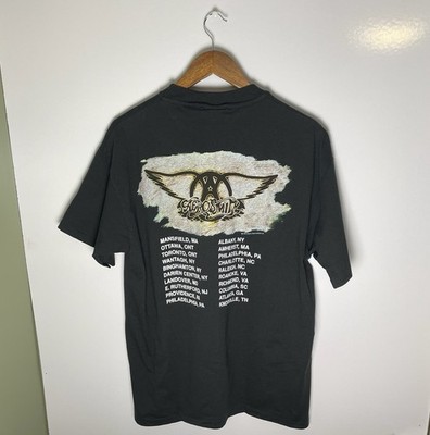 Vtg 90s 1993 Aerosmith Get A Grip World Tour Utter Single Stitch T