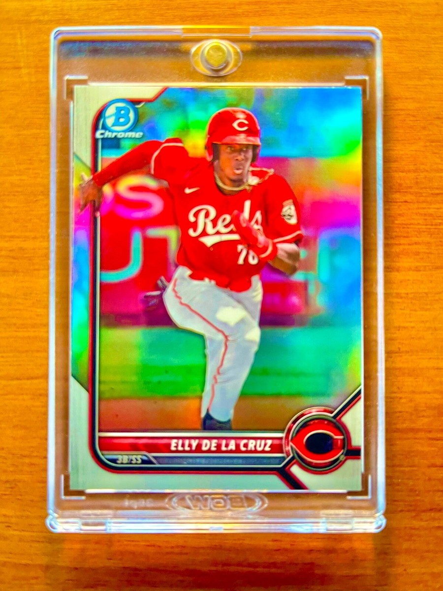 Elly De La Cruz RARE ROOKIE REFRACTOR BOWMAN CHROME INVESTMENT